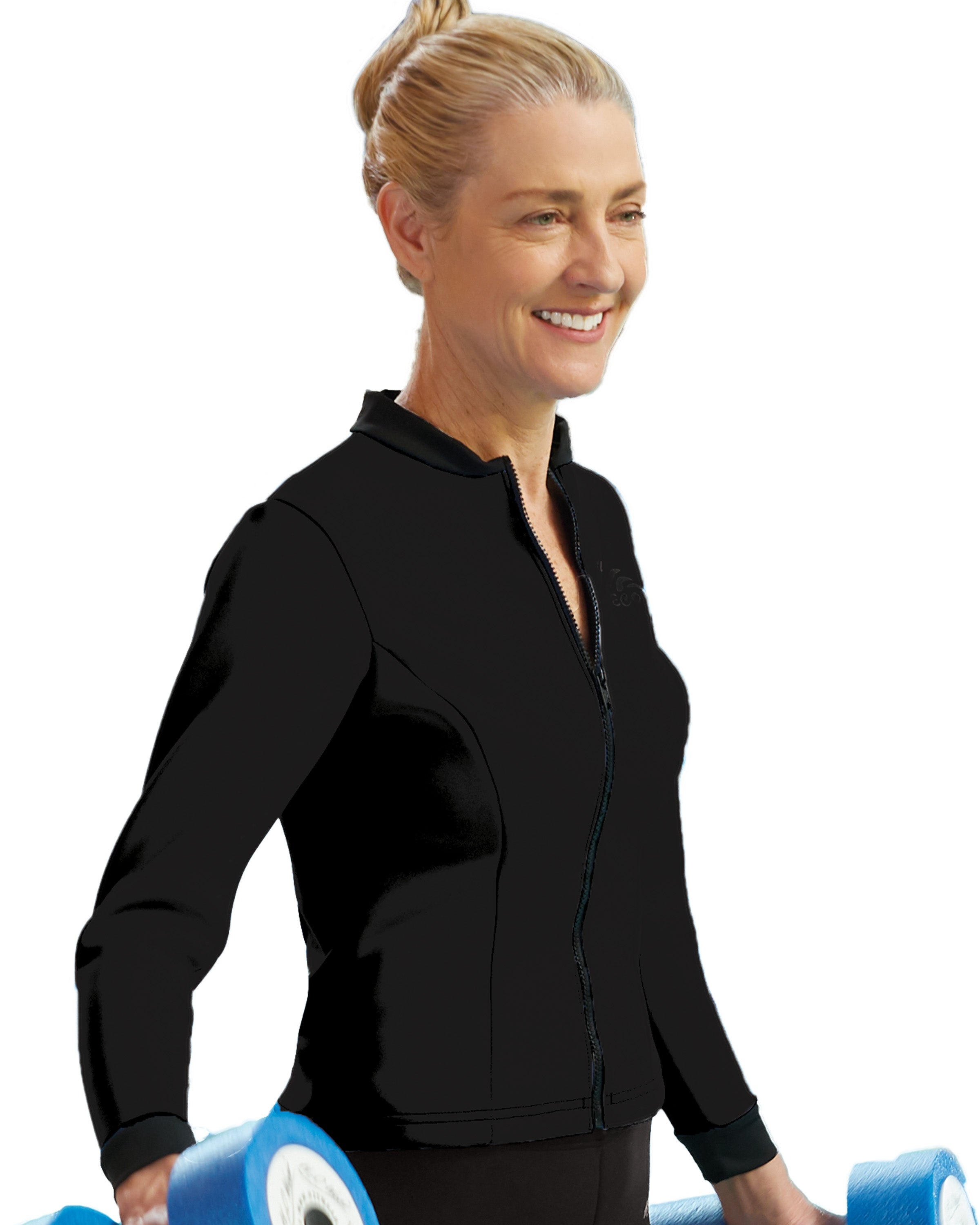Bamboo Neoprene Fitted Jacket - Women's