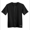 Short Sleeve Zip-Front Aqua Shirt