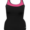 Workout Top with Accent Trim