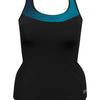 Workout Top with Accent Trim