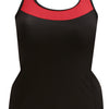 Workout Top with Accent Trim
