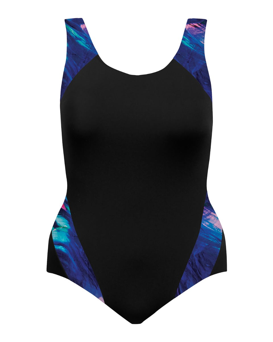 Side Accent Support Tank - Harness Back - Aurora