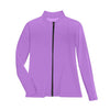 Zip-Front Collared Shirt