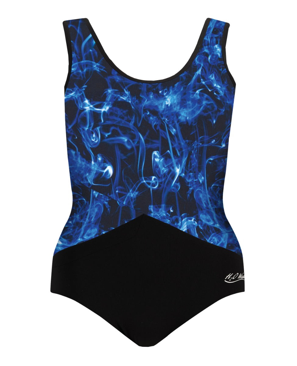 Front Accent Support Tank - Azure