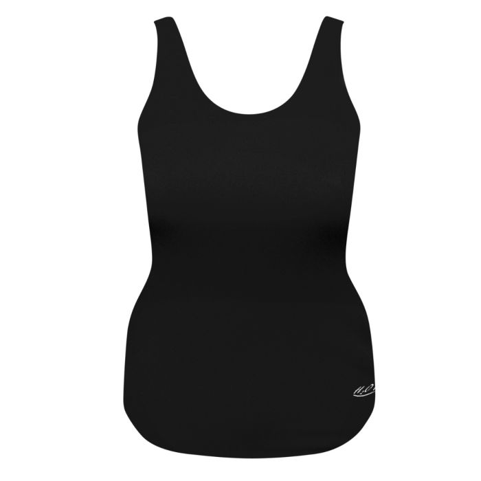 Scoop Back Support Tank with Modesty Panel