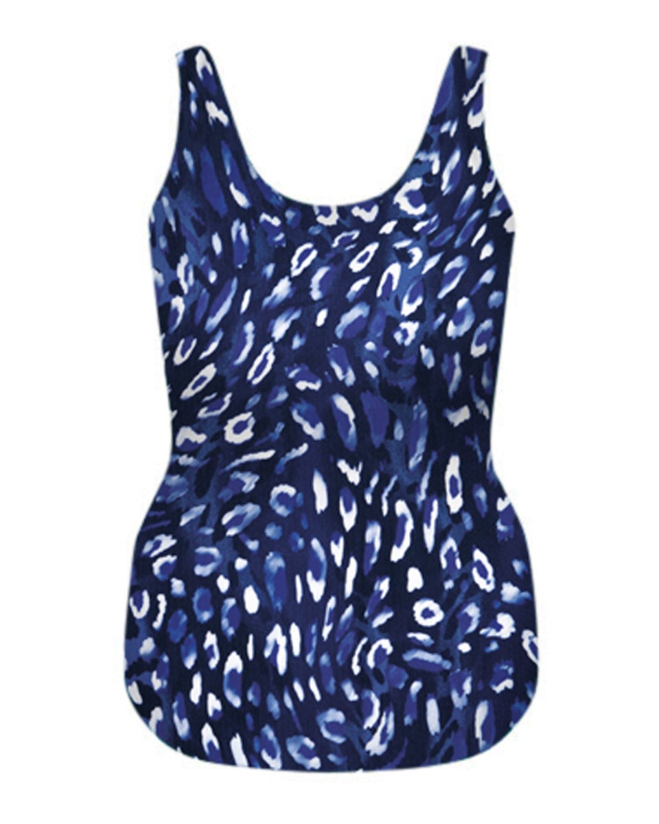 Scoop Back Tank w/ Modesty Panel - Finn