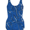Scoop Back Tank w/ Modesty Panel - Storm