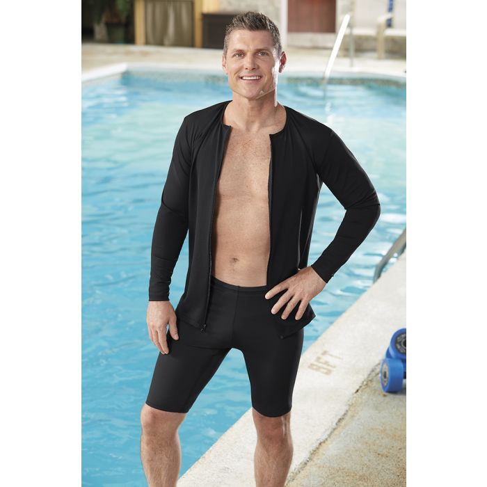 Men's Unlined Aqua Shirt