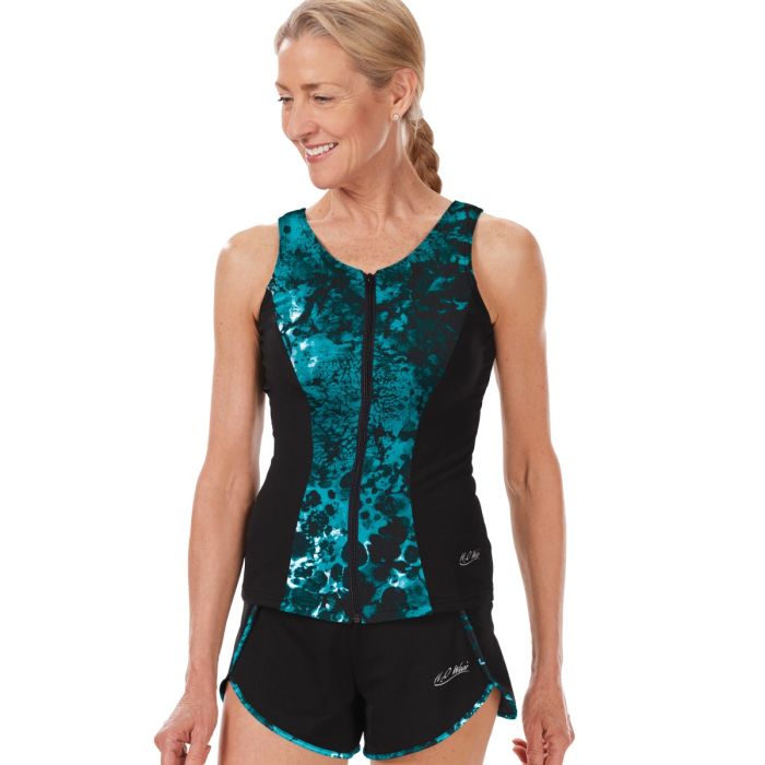 Princess Seam Zippered Top