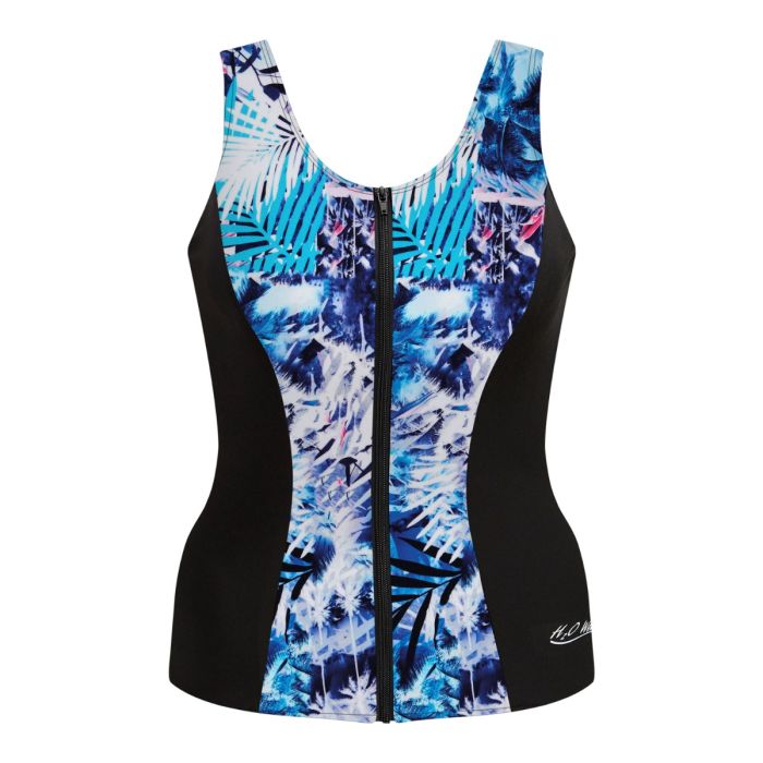 Princess Seam Zippered Top
