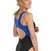 Side Accent Support Tank - Harness Back - Blueberry
