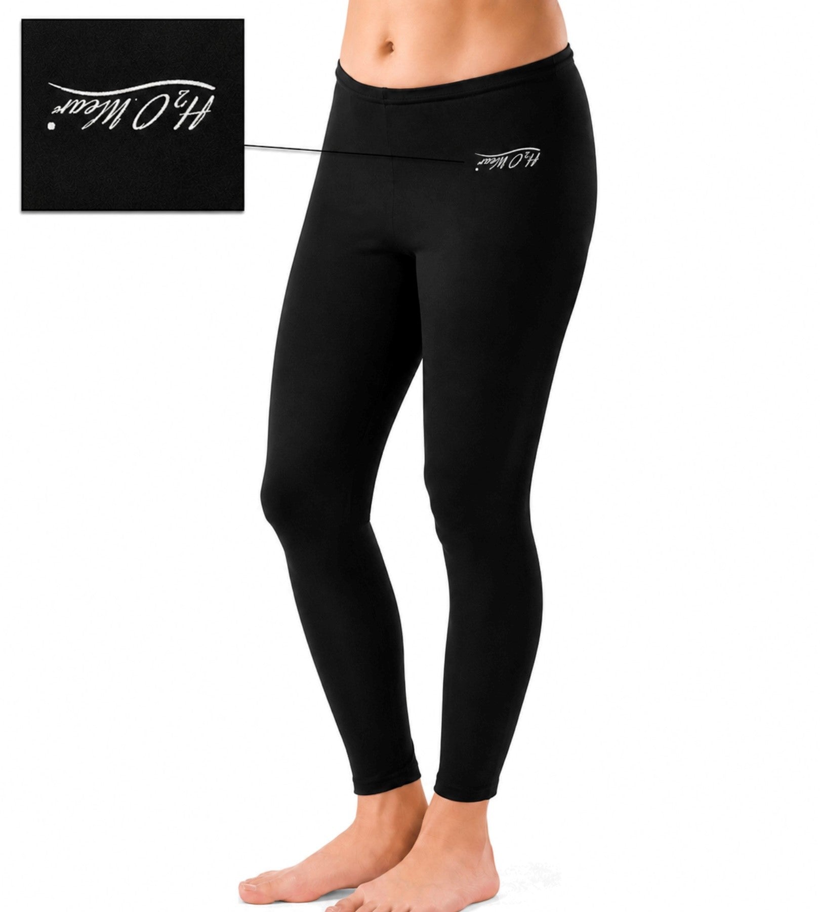 Upside Down Logo Aqua Tights