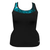 Workout Top with Accent Trim
