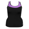 Workout Top with Accent Trim