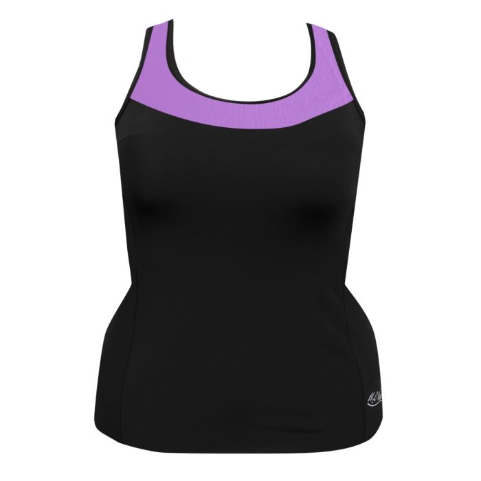 Workout Top with Accent Trim