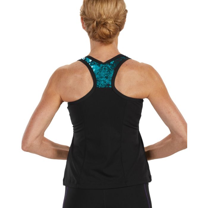 Workout Top with Accent Trim